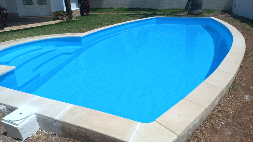 Repación piscinas con liner piscina povalda después reparación